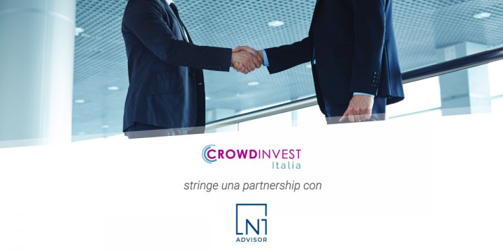 Crowdinvest Italia stringe una partnership con N1 Advisor